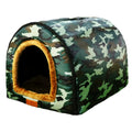New Warm Dog House Comfortable Print Stars Kennel Mat for Pet Puppy Foldable Cat Sleeping Bed High Quality Pet Products