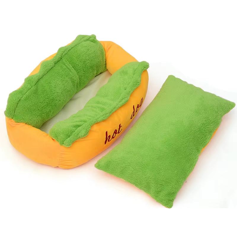 Hot Pet Dog Puppy Dog Bed Various Size Large Dog Lounger Bed Kennel Mat Soft Fiber Warm Soft Bed House Product for Dog and Cat